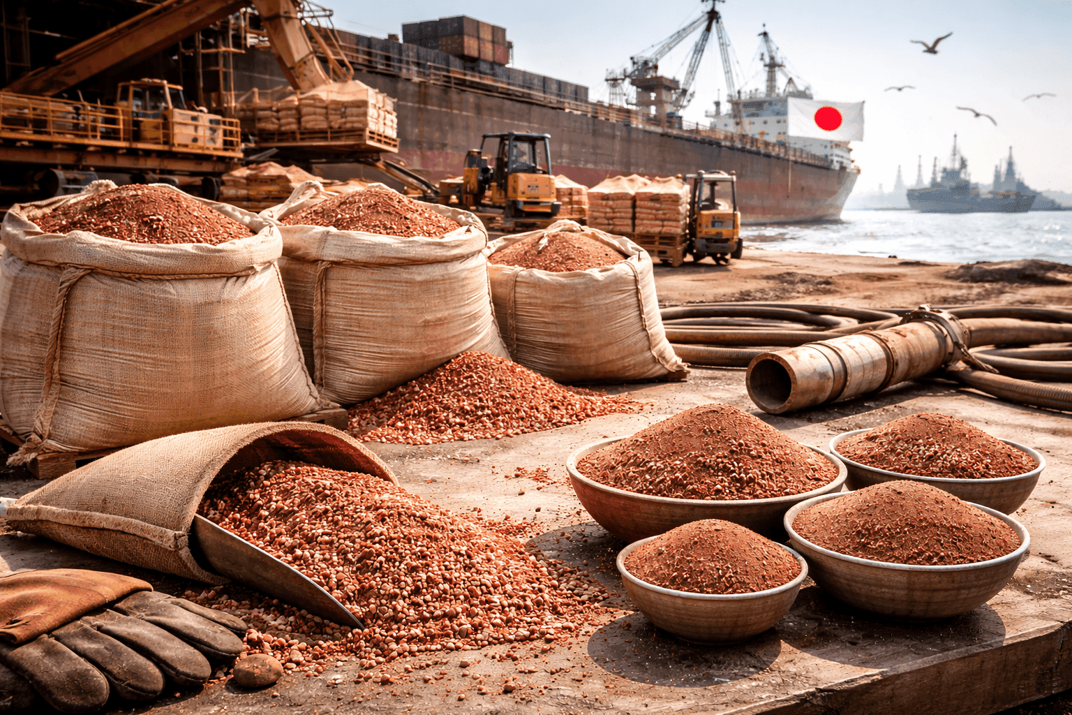 Sand Blasting Garnet Exporter in Japan