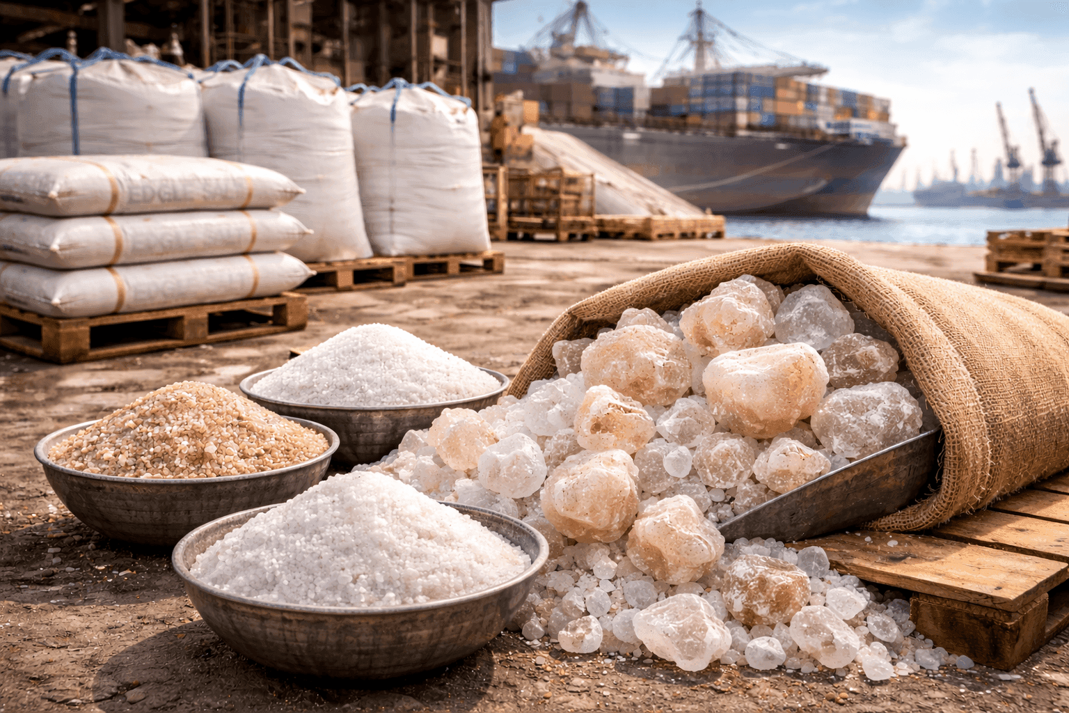 Exportateur de sel alimentaire en Guinée Équatoriale